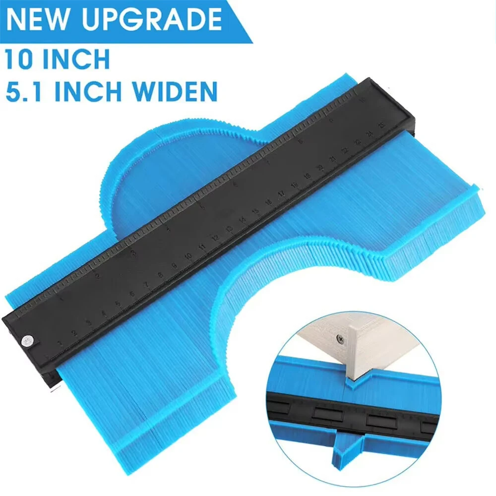 Contour Gauge 10 Inch Widen Profile Gauge Measure Ruler Contour Duplicator For Measurement Tiling Laminate Wood Marking Tool — view 2