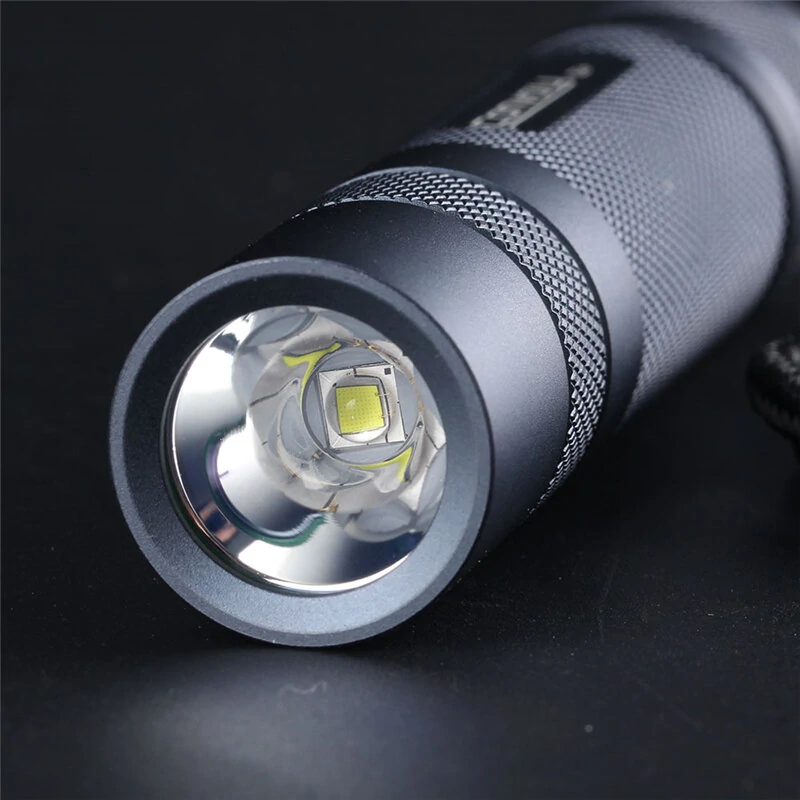 Convoy S2+ Tactical Flashlight, 1800 Lumen Super Bright LED, Compact EDC Flashlight for Camping, Hiking, and Emergencies, 4 Modes, Temperature Protection, Aluminum Body 5000K 6500K — view 3