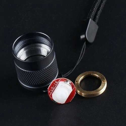 Convoy S2+ Tactical Flashlight, 1800 Lumen Super Bright LED, Compact EDC Flashlight for Camping, Hiking, and Emergencies, 4 Modes, Temperature Protection, Aluminum Body 5000K 6500K — view 6