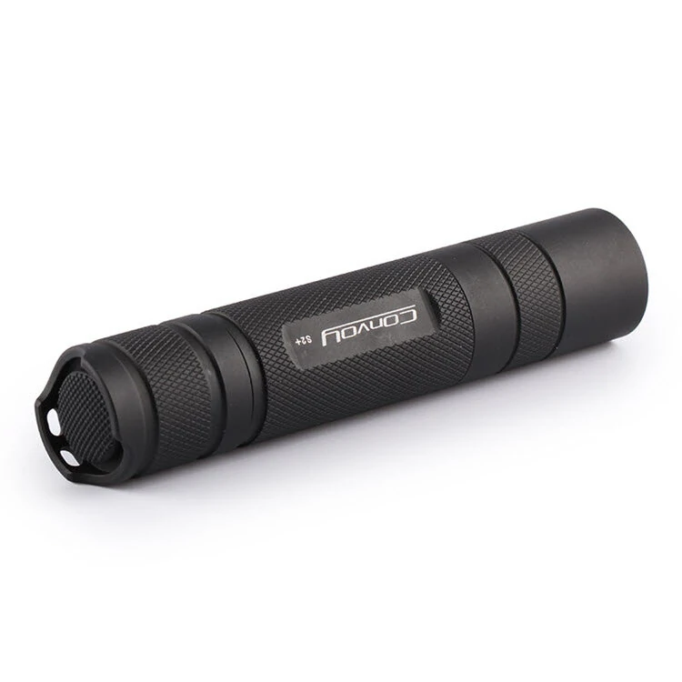 Convoy S2+ with 519A R9080 1240LM/High CRI 12 Groups 18650 Flashlight LED Torch Orange Peel Reflector DTP Copper Plate — view 3