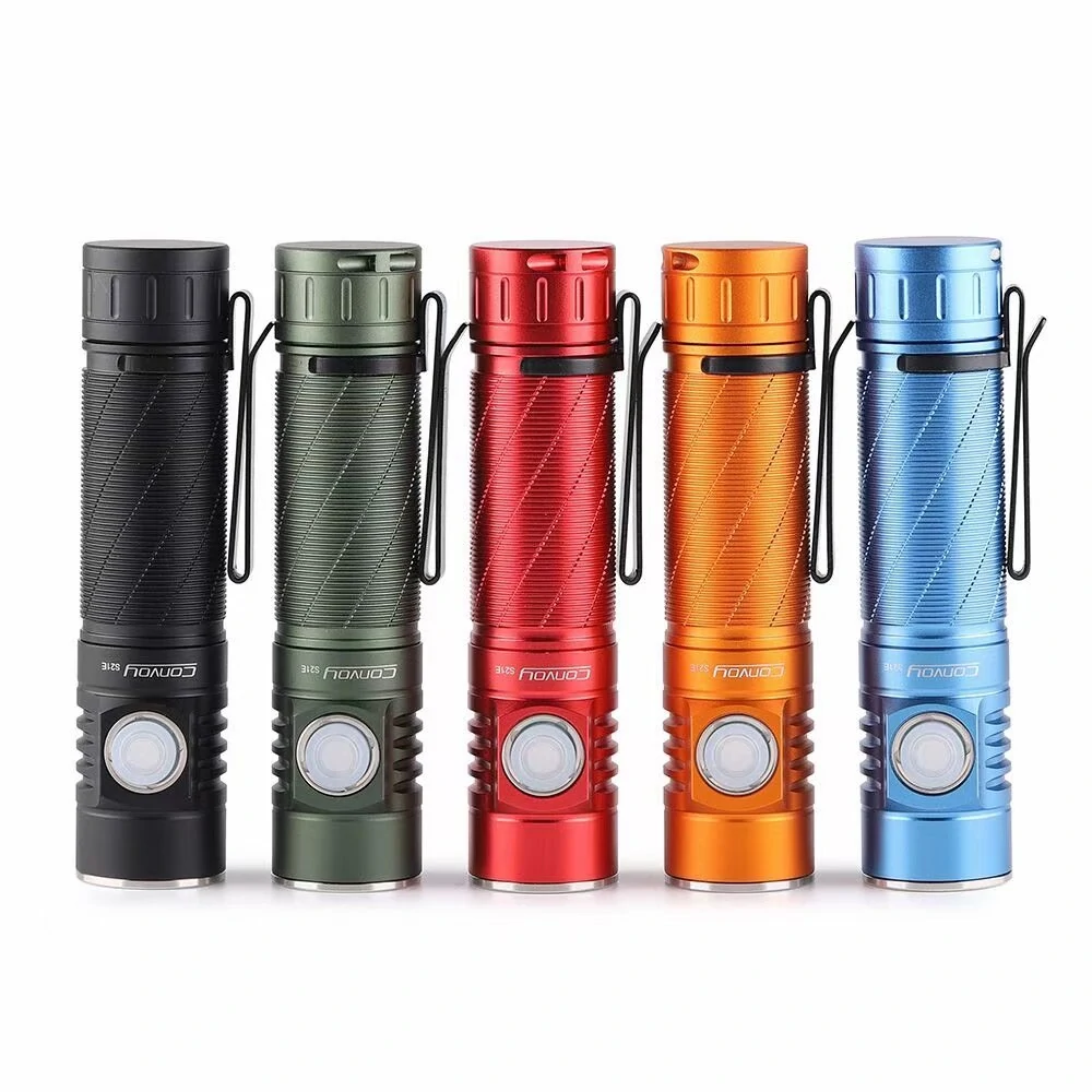 Convoy S21E SST40 SFT40 519A LED Flashlight Linterna Type-C Rechargeable 21700 Battery LED Torch Flash Light High Power Camping Lamp Tactical Latarka Flashlight — Convoy