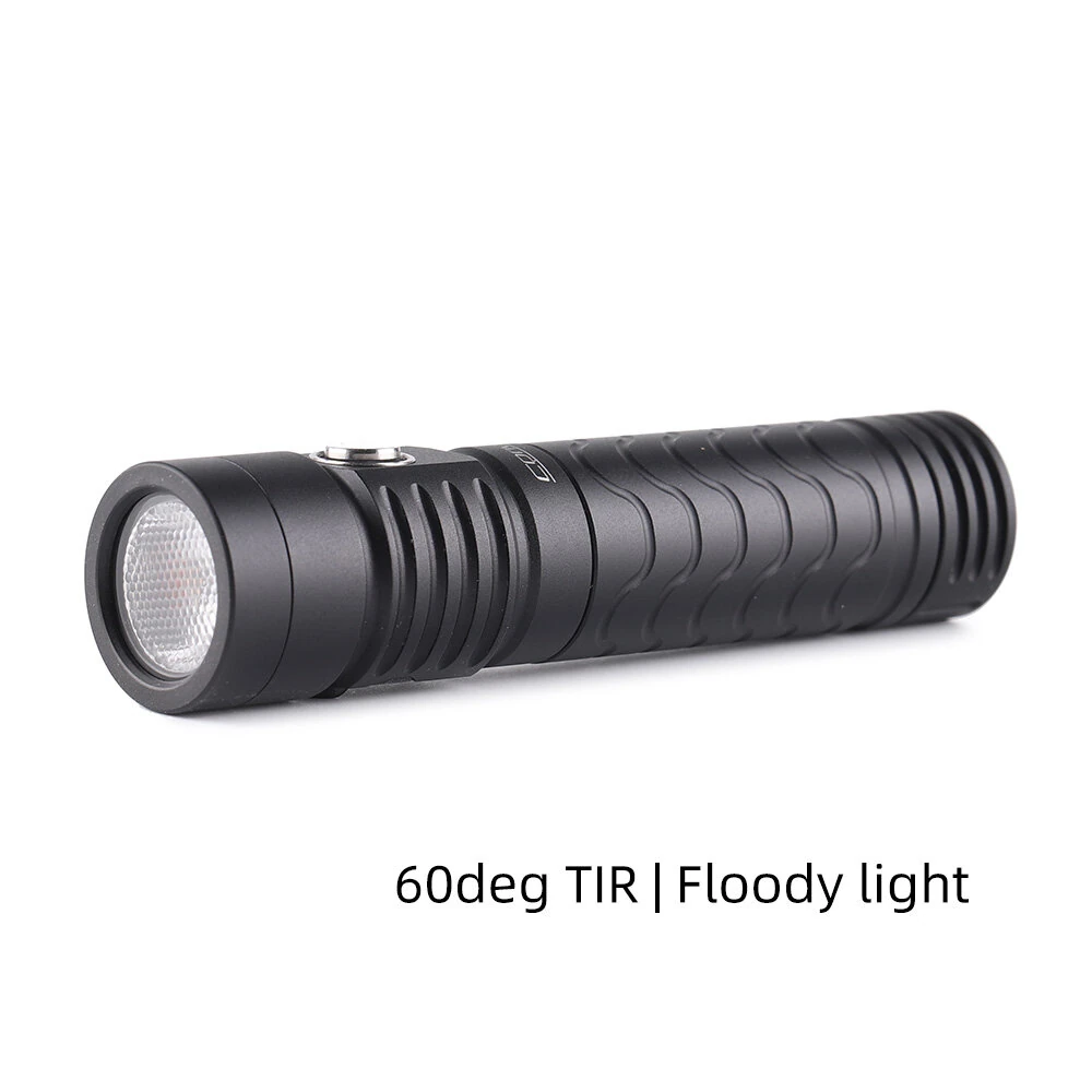 Convoy T7 TIR Lens Strong Floodlight Tactical Flashlight AA 14500 Battery 4Modes EDC Portable Mini LED Torch Type-C USB Rechargeable Tail Magnetic Attraction Maintenance Work Lamp Outdoor Camping Tent Light — view 4