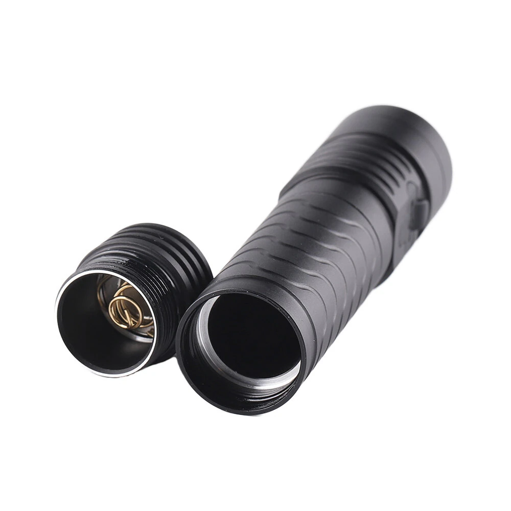 Convoy T7 TIR Lens Strong Floodlight Tactical Flashlight AA 14500 Battery 4Modes EDC Portable Mini LED Torch Type-C USB Rechargeable Tail Magnetic Attraction Maintenance Work Lamp Outdoor Camping Tent Light — view 8
