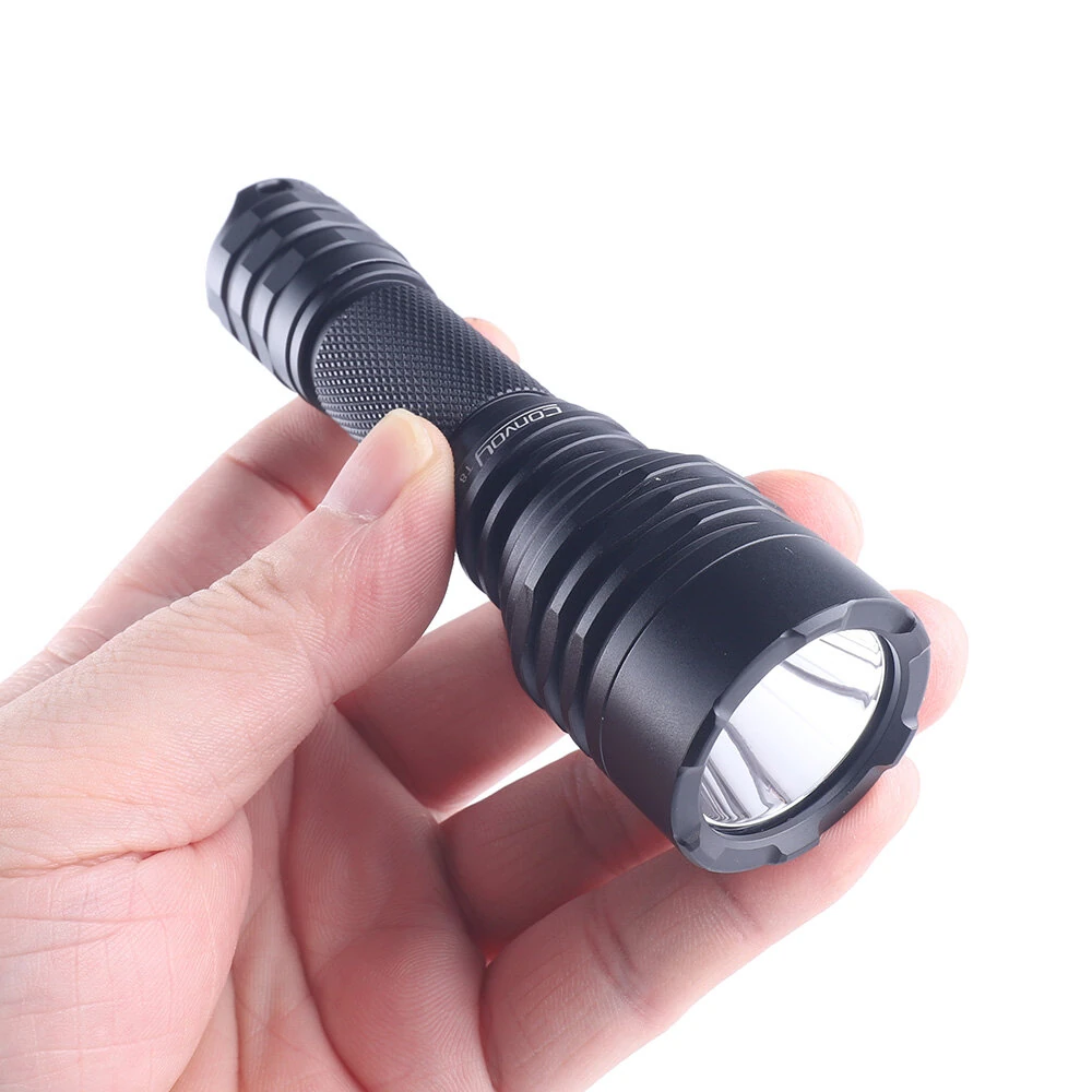 Convoy T8 tan 300-1200LM EDC LED Flashlight AA 14500 Battery Mini Torch with KW CSLNM1.TG LED Lanterna Flash Light Camping Fishing Lantern Portable Lighting — view 7