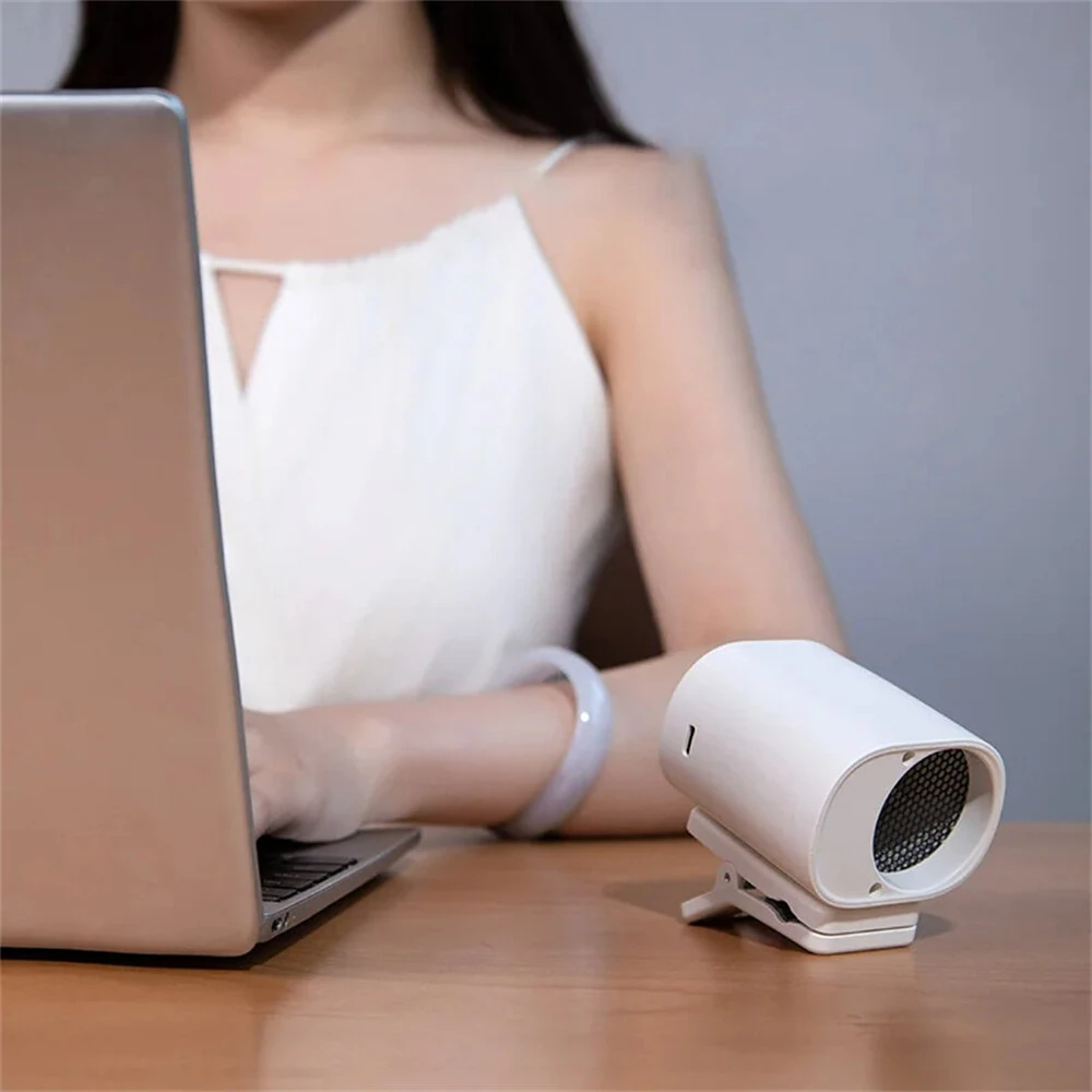 Cooling Clip-on Fan Umbrella High Speed Fan 360° Rotatable 100 Speed USB Rechargeable Multifunctional for Outdoor Car — view 8