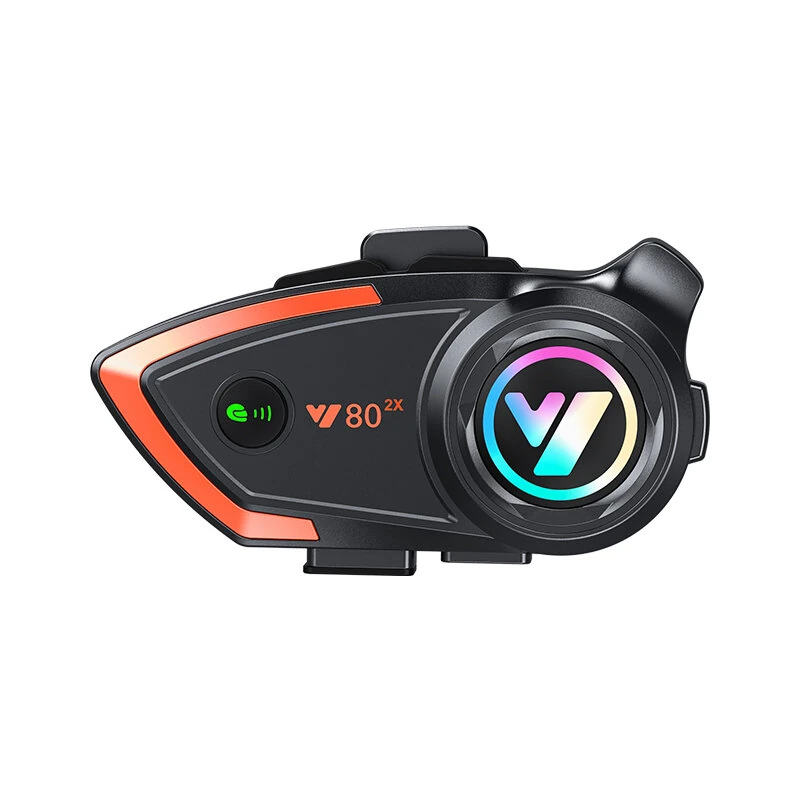 Coralme Y80 2X Motorcycle Intercom Helmet Bluetooth Headset 800 Meters Two-Person Intercom Suitable For Third-Party Helmet Headset — view 8