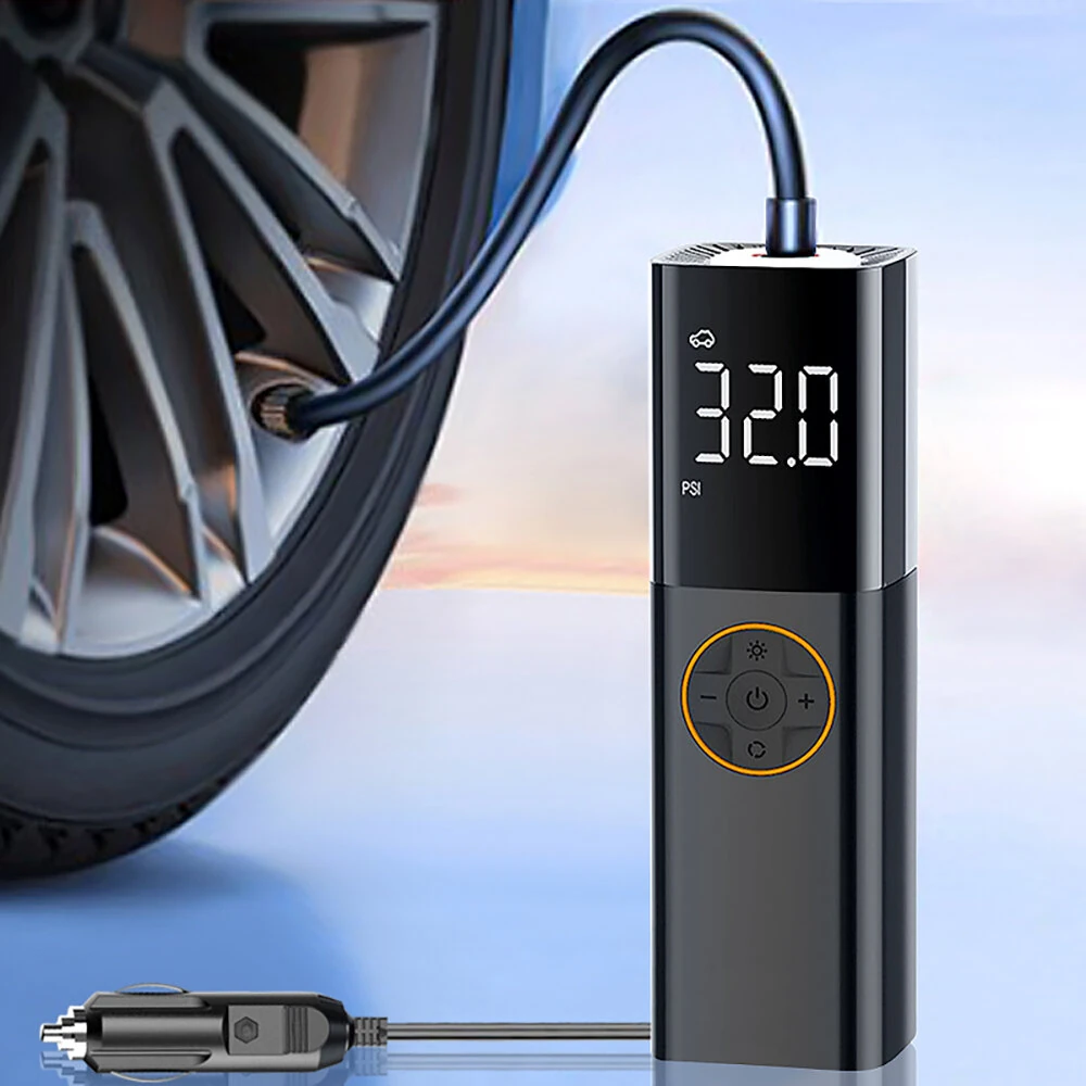 Cordless Car Portable Air Pump Intelligent Air Inflator Multifunctional High Speed High Pressure Inflator Smart Digital Car Tire Air Pump — view 2