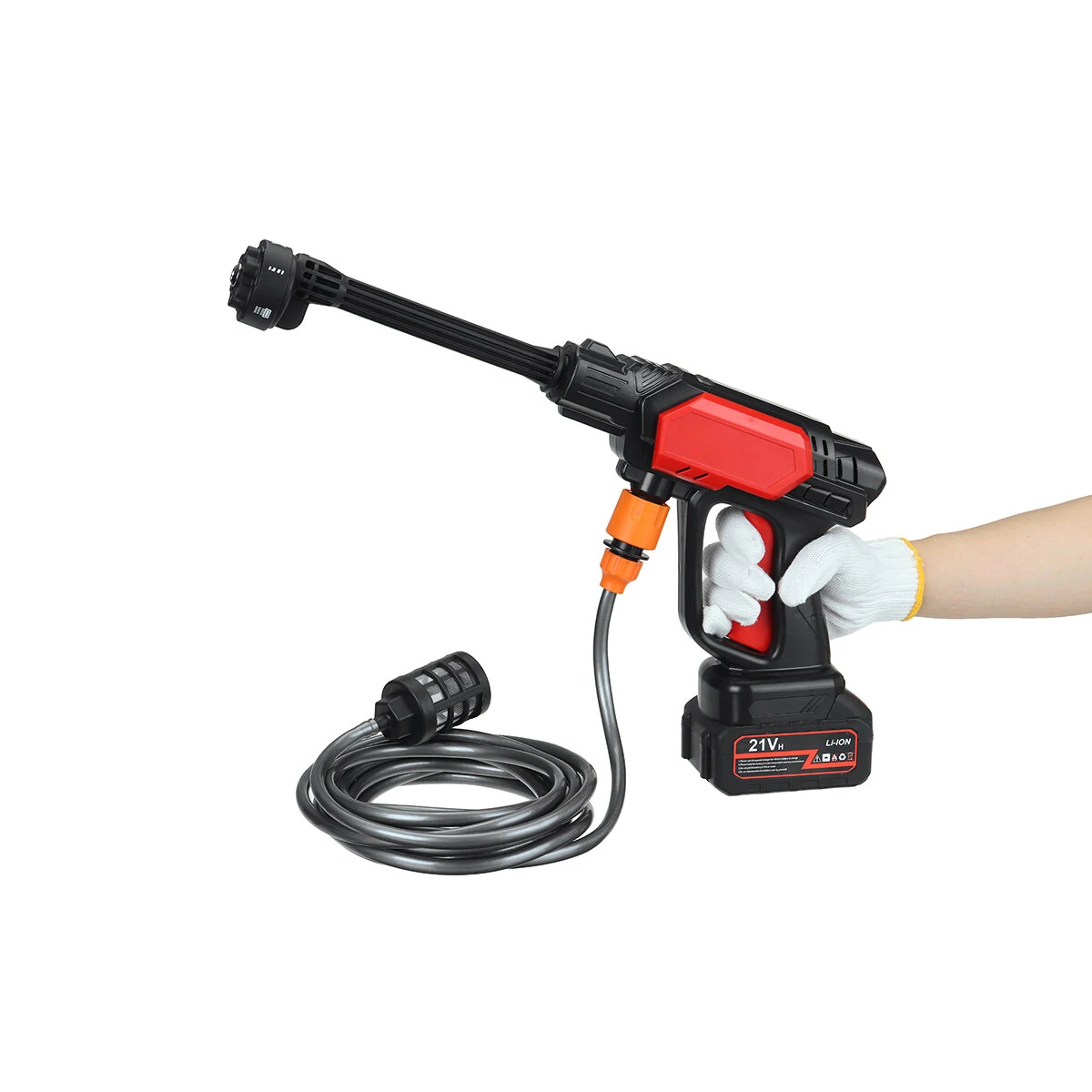 Cordless Electric Car Washer Water Spayer 200W Car Cleaning Washing Machine Lithium Battery — view 2