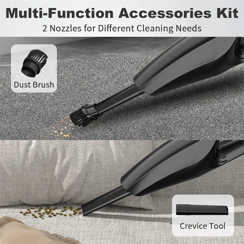 Cordless Vacuum Cleaner 9000Pa Suction Power 120W Portable Lightweight Handheld Rechargeable HEPA Filter Car Home Cleaning — view 6
