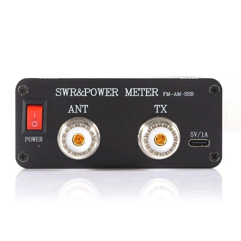 CQV-SWR120 120W SWR Power Standing Wave Meter High Standing Wave Alarm Function 240 * 240 Full Color HD Display FM-AM-SSB — view 2