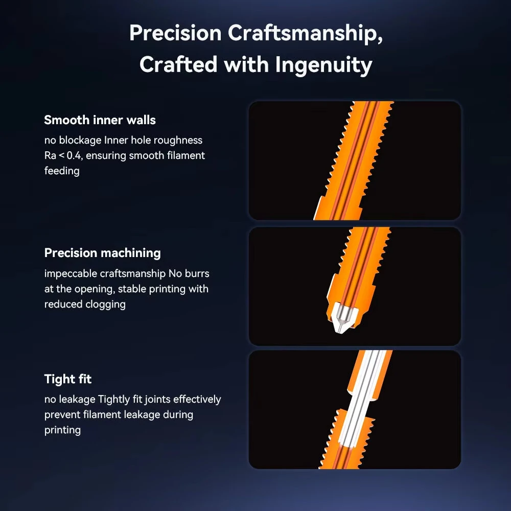 Creality K2 Plus Ceramic Hotend Kit High Thermal Conductivity Quick-swap Nozzle 350°C High Temperature Resistance — view 4