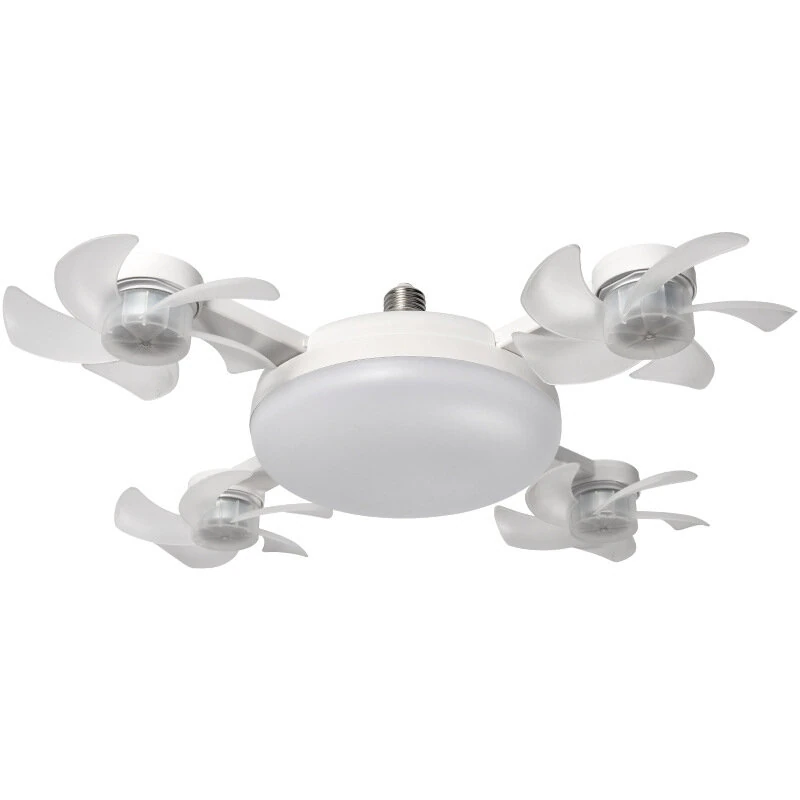 Creative Drone-Style E27 LED Fan Light 2-in-1 Lighting & 3 Speed Cooling Fan with Remote Control Dimmable Timer for Living Room Bedroom — view 11