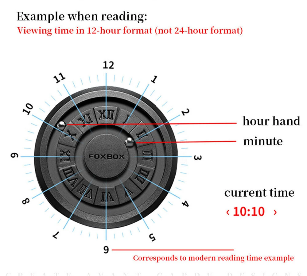 Creative Scrolling Stylish Black Dial Rotating Magnetic Bead Watch Roman Numerals Unique Men Wristwatch — view 7