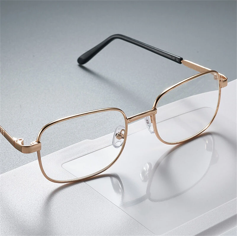 Crystal Glass Folding Reading Glasses Men Women HD Anti-Scratch Full Frame Presbyopic Eyewear — view 6