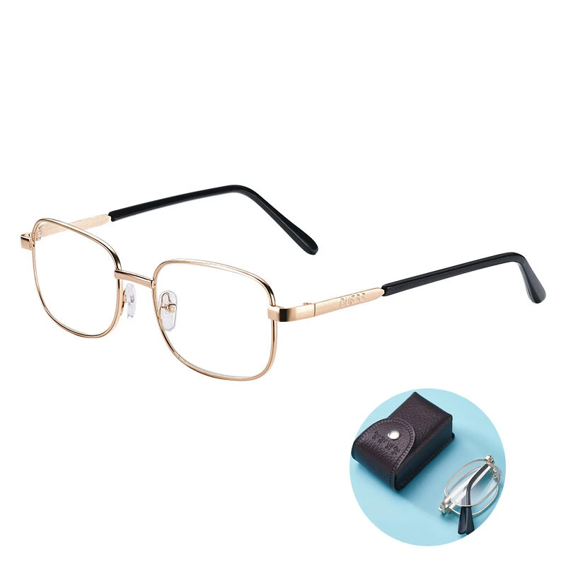 Crystal Glass Folding Reading Glasses Men Women HD Anti-Scratch Full Frame Presbyopic Eyewear — view 8
