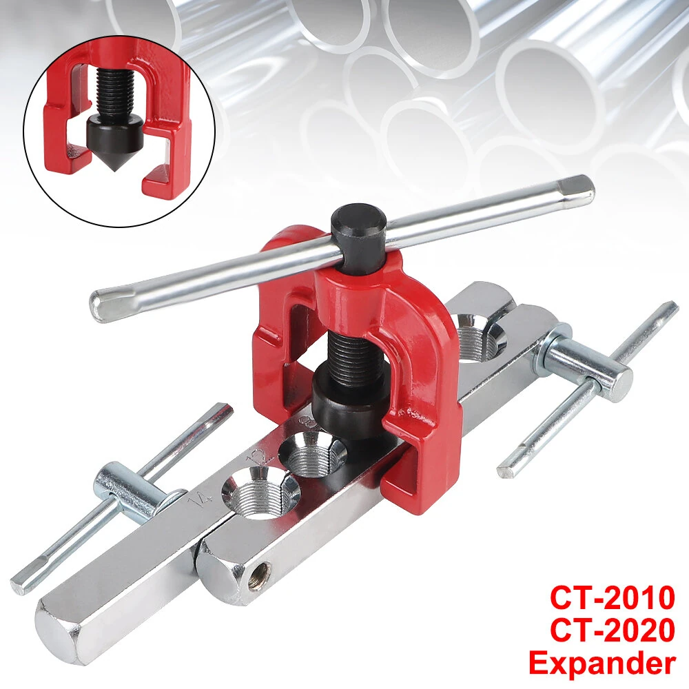CT-2020 CT-2010 Copper Pipe Flaring Tool Metal Tube Expander Reamer Multi Size Metric Inch Air Conditioner Installation Auto Repair — view 2