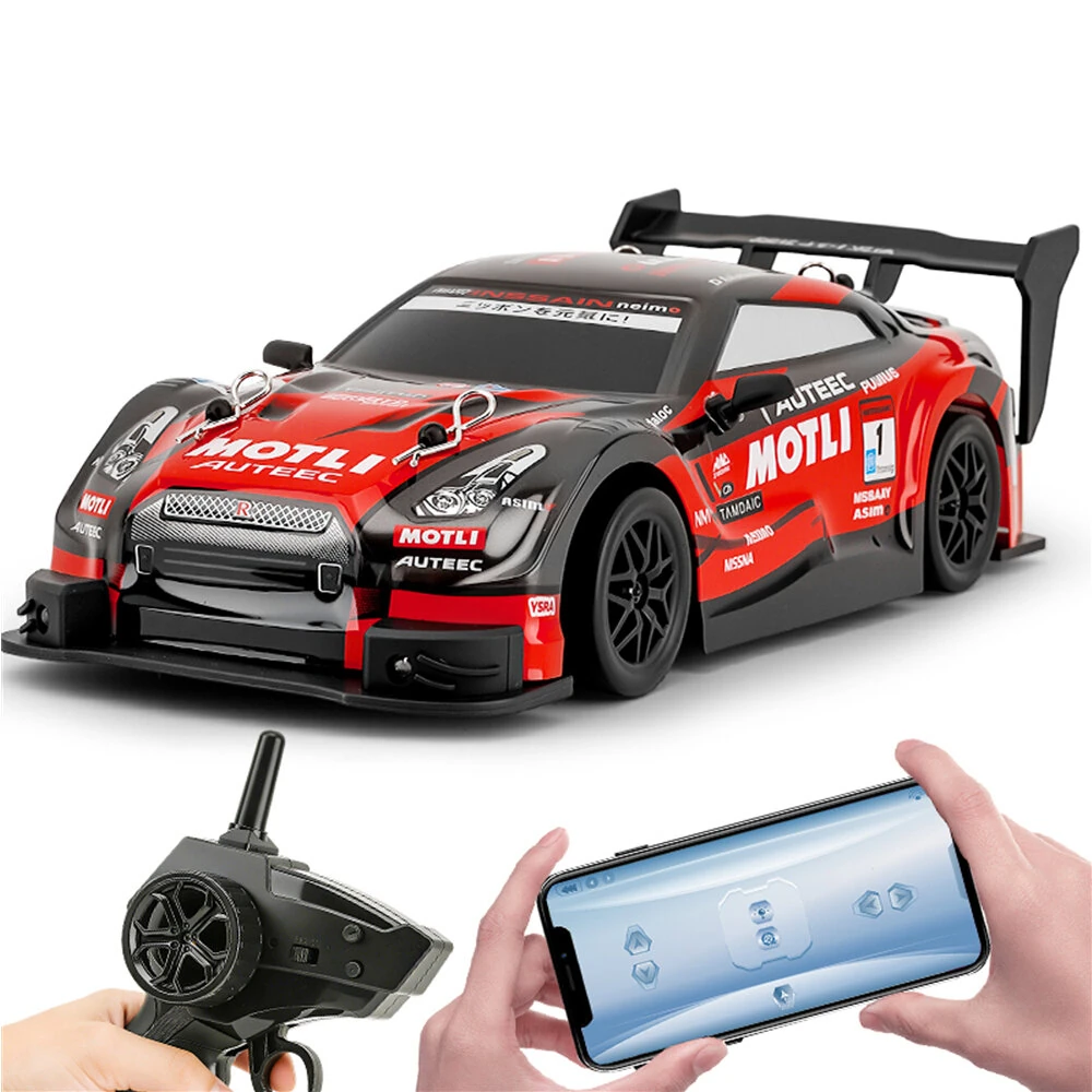 CT 8821 1/24 2.4G Drift RC Car Half-Proportional Control Transmitter and APP Dual Remote Control Modes 20KM/H Racing Vehicle Models RTR — view 4