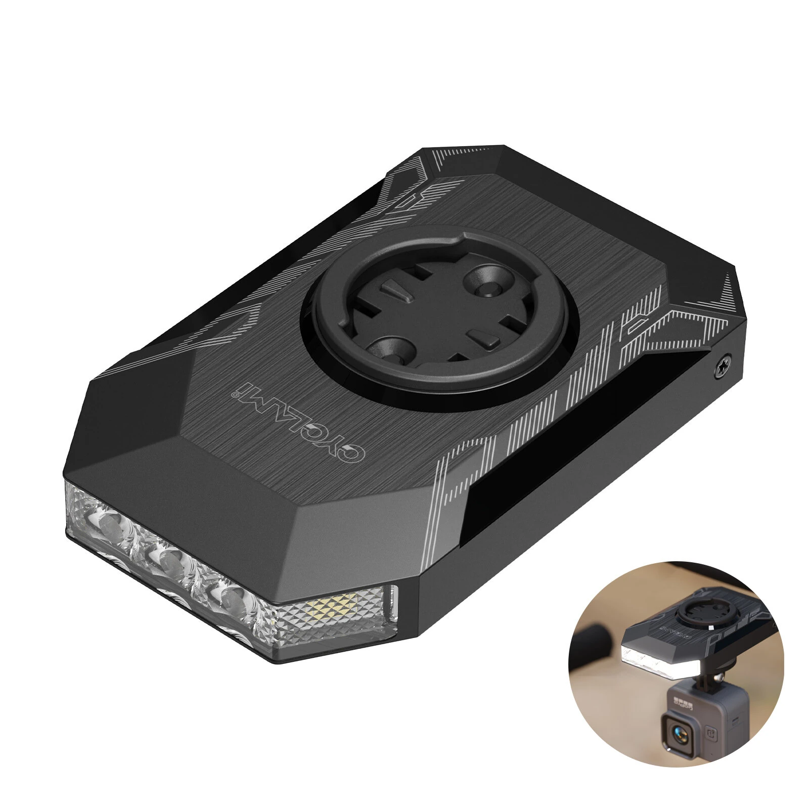 CYCLAMI CL350 350LM Hanging Bicycle Headlight Cycling Flashlight IPX4 Waterproof Type-C Charging Bike Front Light for Outdoor MTB Riding — CYCLAMI