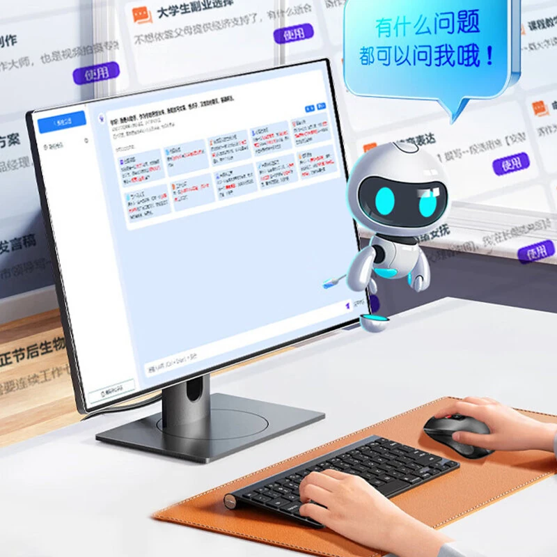 D3 Dual-mode AI Voice Mouse Wireless bluetooth Voice Typing 6 Level DPI Adjustable PPT Generation AI Writing Supports 20+ Dialects Recognition Office Mice — view 5