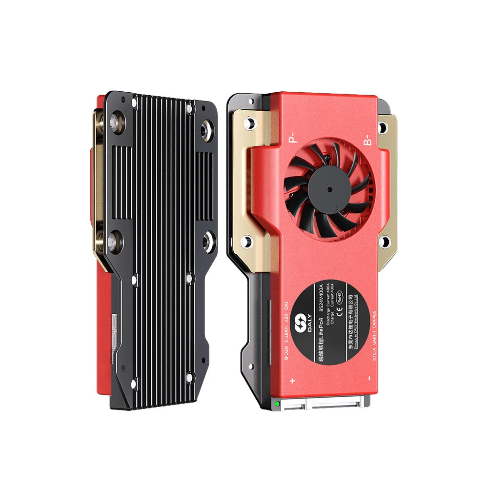 DALY BMS S-type Smart LiFePO4 Battery Protection Board with bluetooth RS485 CAN Built-in Parallel Module High Current Resistance Waterproof Efficient Temperature Control