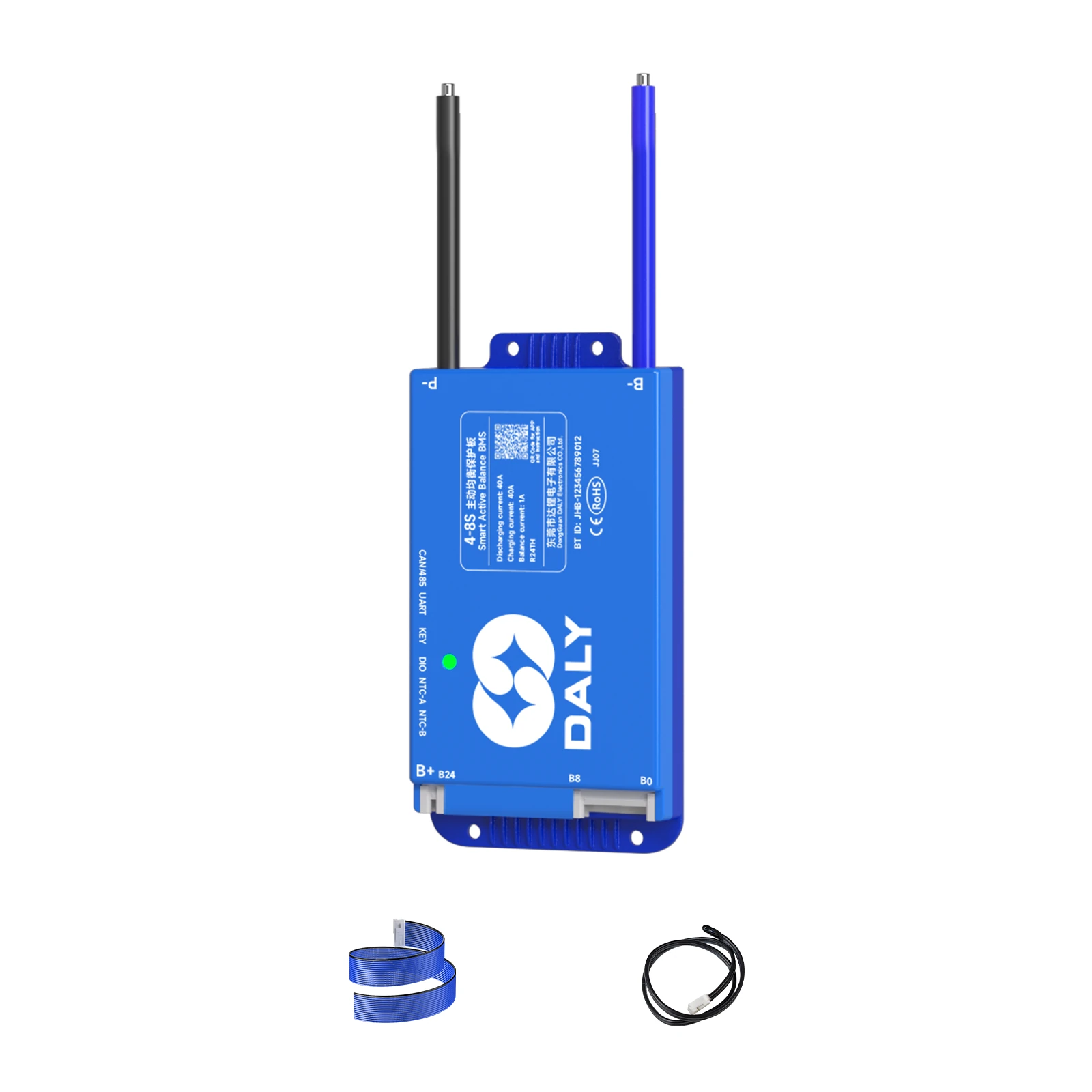DALY Smart BMS Active Balance Build-in bluetooth WiFi RS485 CANBUS BMS 4S-24S 40A/60A Lifepo4 Li-ion for Lithium Battery
