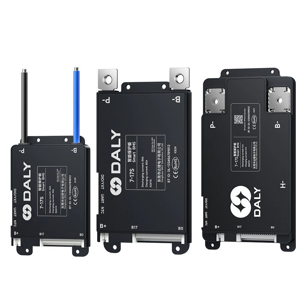 DALY YH YK YM Battery Management System 7-17S Li-ion LiFePO4 48V60V Smart Bluetooth Version BMS High Current Protection Module