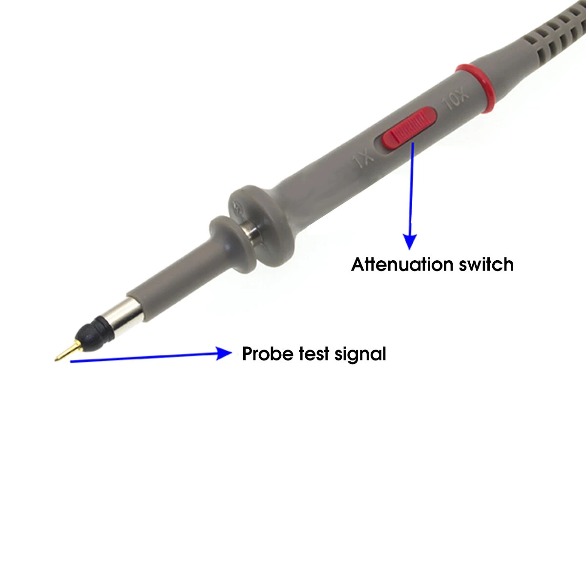 DANIU 1 Set P6100 DC-100MHz Oscilloscope Probe 100MHz Scope Clip Probe for Tektronix — view 3