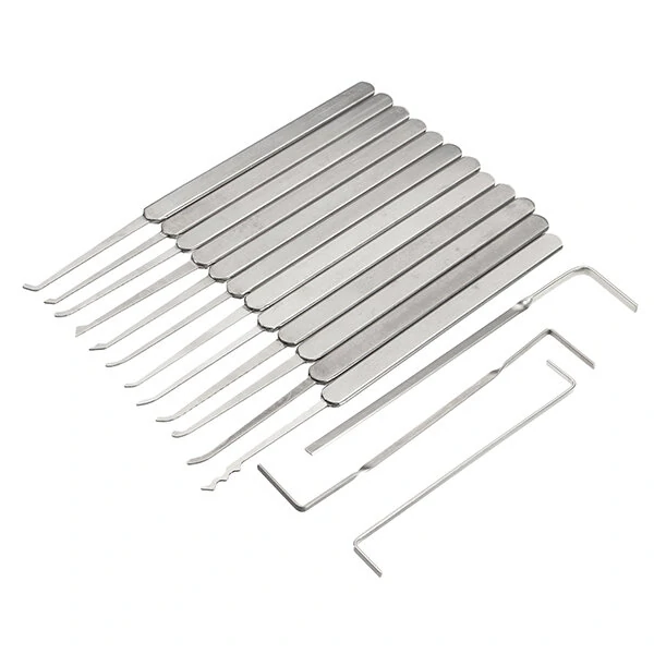 DANIU 12Pcs Lock Picks Tools Set Lock Opener Locksmith Tools  Various Transparent Locks Combination,Locksmith Tools Kit — view 3