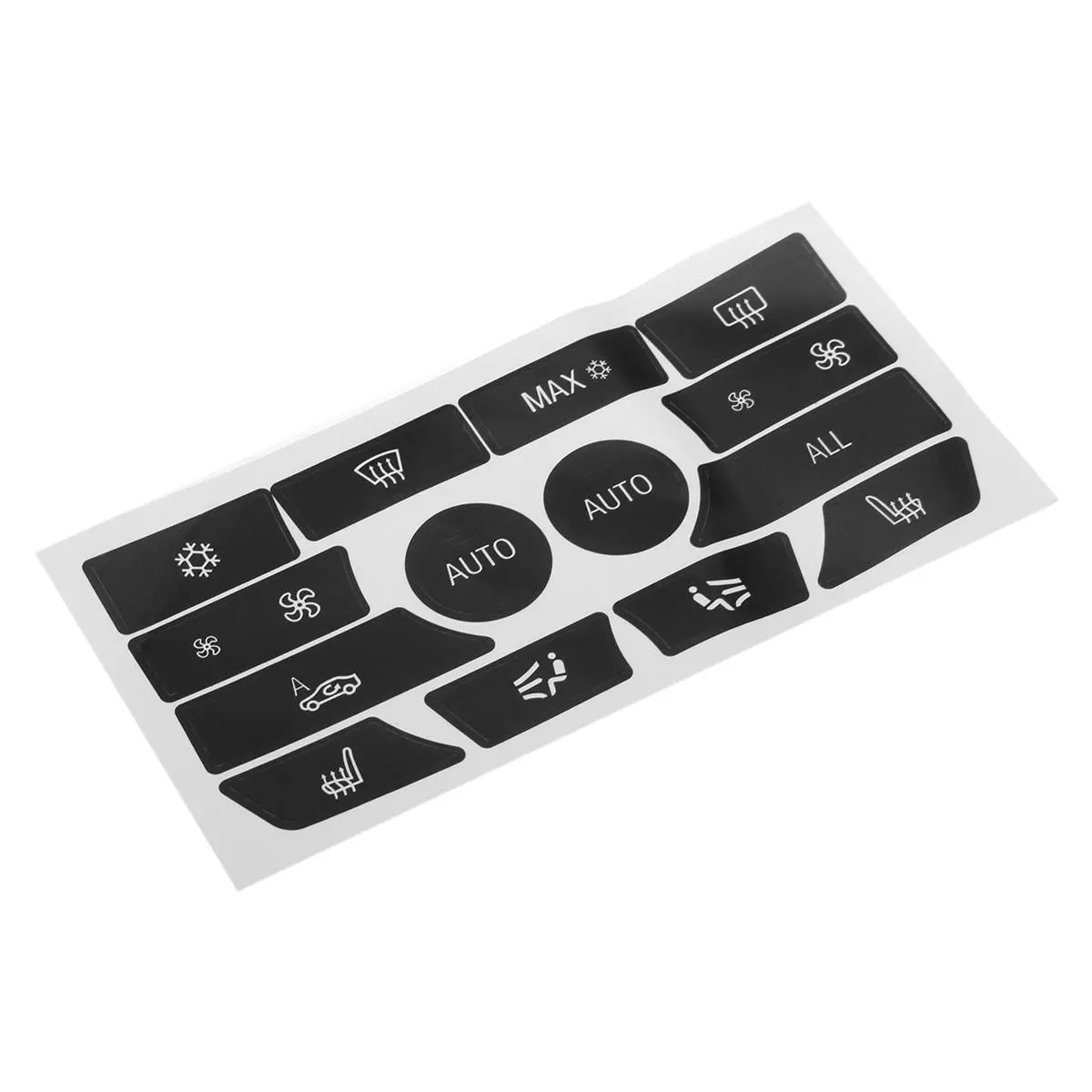 Dash Climate Control Car Stereo Panel Button Repair Decal Kit For BMW 5 Series 09-15 — view 2