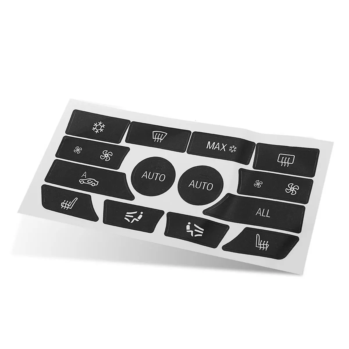 Dash Climate Control Car Stereo Panel Button Repair Decal Kit For BMW 5 Series 09-15 — view 4