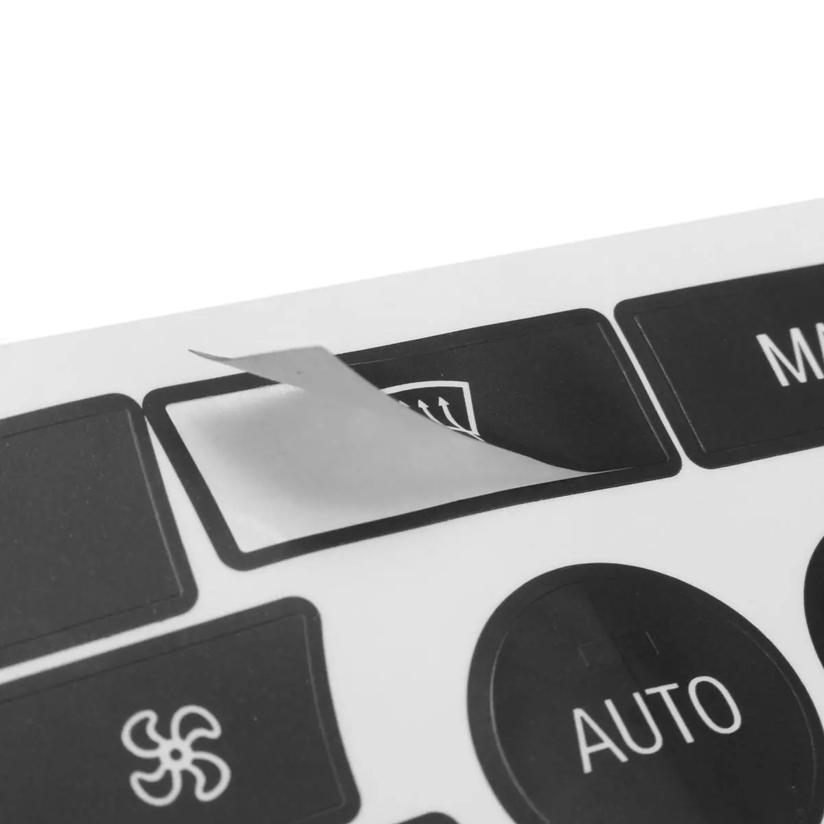 Dash Climate Control Car Stereo Panel Button Repair Decal Kit For BMW 5 Series 09-15 — view 5