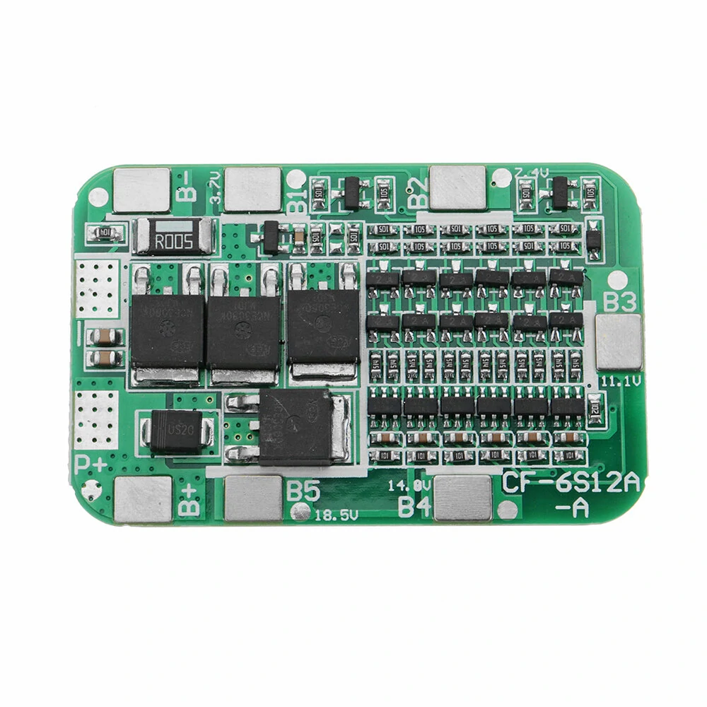 DC 24V 15A 6S PCB BMS Protection Board For Solar 18650 Li-ion Lithium Battery Mo — view 3