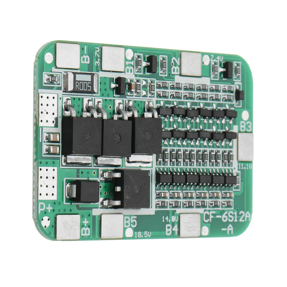 DC 24V 15A 6S PCB BMS Protection Board For Solar 18650 Li-ion Lithium Battery Mo — view 5