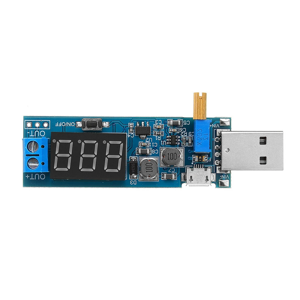DC 3.5- 12V To DC 1.2-24V DC-DC USB Step UP Down Power Supply Module Adjustable Boost Buck Convert — Pricio