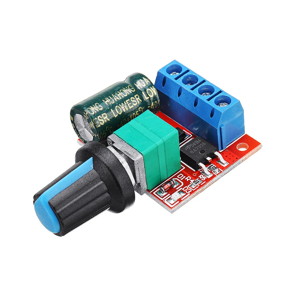 DC 5V To DC 35V 5A 90W Mini DC Motor PWM Speed Controller Module Speed Regulator Adjustable Light Modulator Electronic Switch Module Board — view 5
