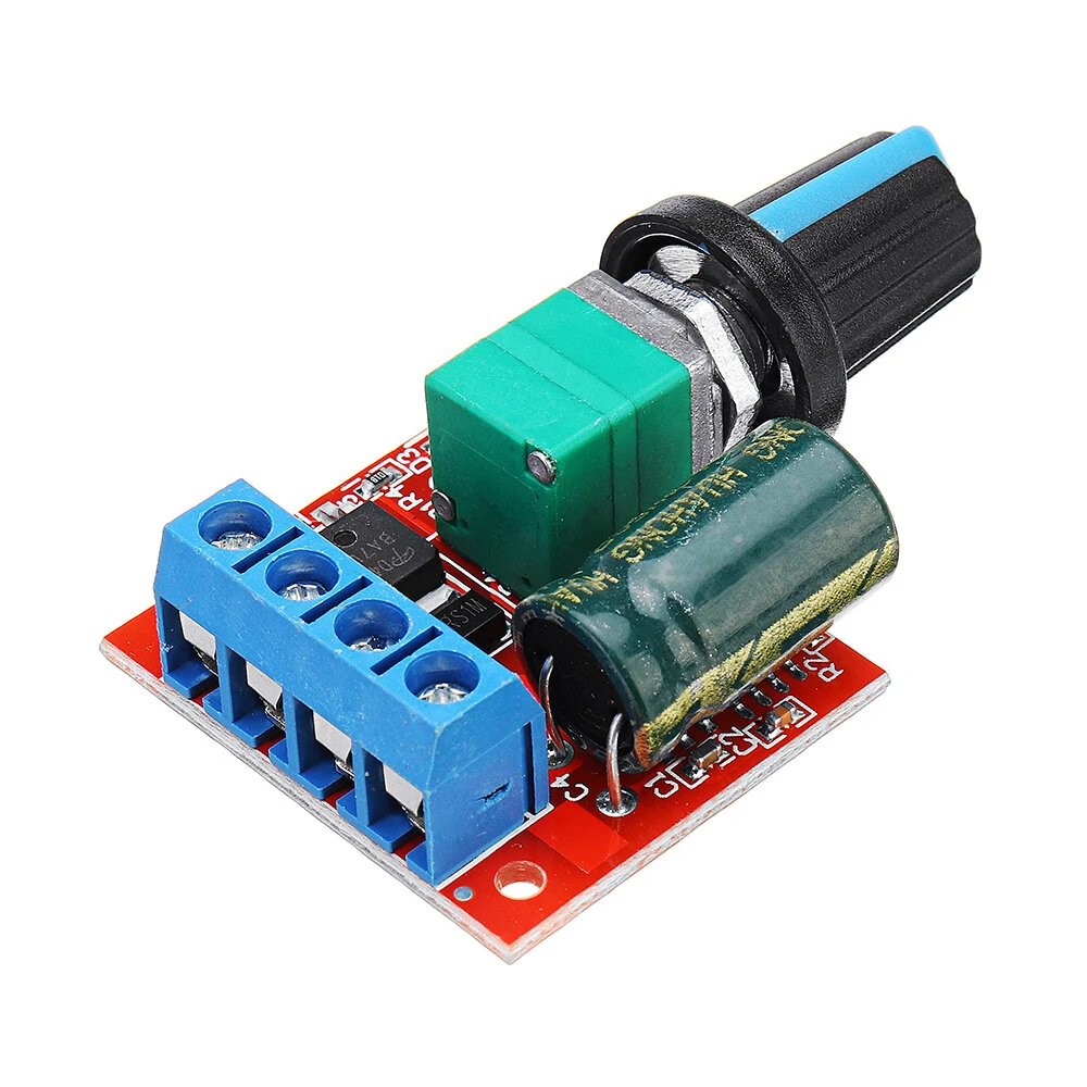 DC 5V To DC 35V 5A 90W Mini DC Motor PWM Speed Controller Module Speed Regulator Adjustable Light Modulator Electronic Switch Module Board — view 7