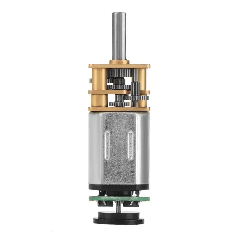 DC 6V N20 Gear Motor Encoder Speed Reduction Gearbox 30/50/70/200/500RPM Reducer Replacement Motor — view 2