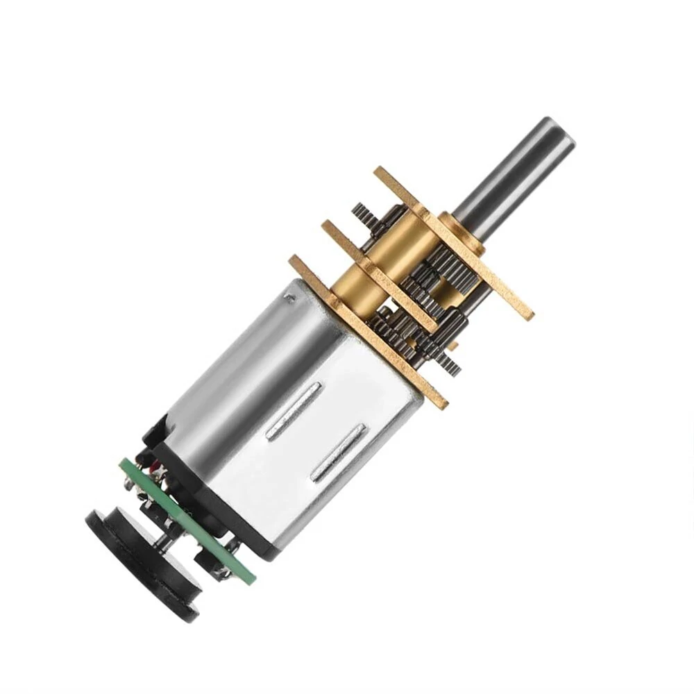 DC 6V N20 Gear Motor Encoder Speed Reduction Gearbox 30/50/70/200/500RPM Reducer Replacement Motor — view 3