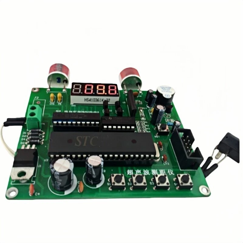 DC 9-12V DIY Ultrasonic Measuring Kit Multi-function Soldering Practice Training Assembly Electronic Distance Meter Components Kit — view 5