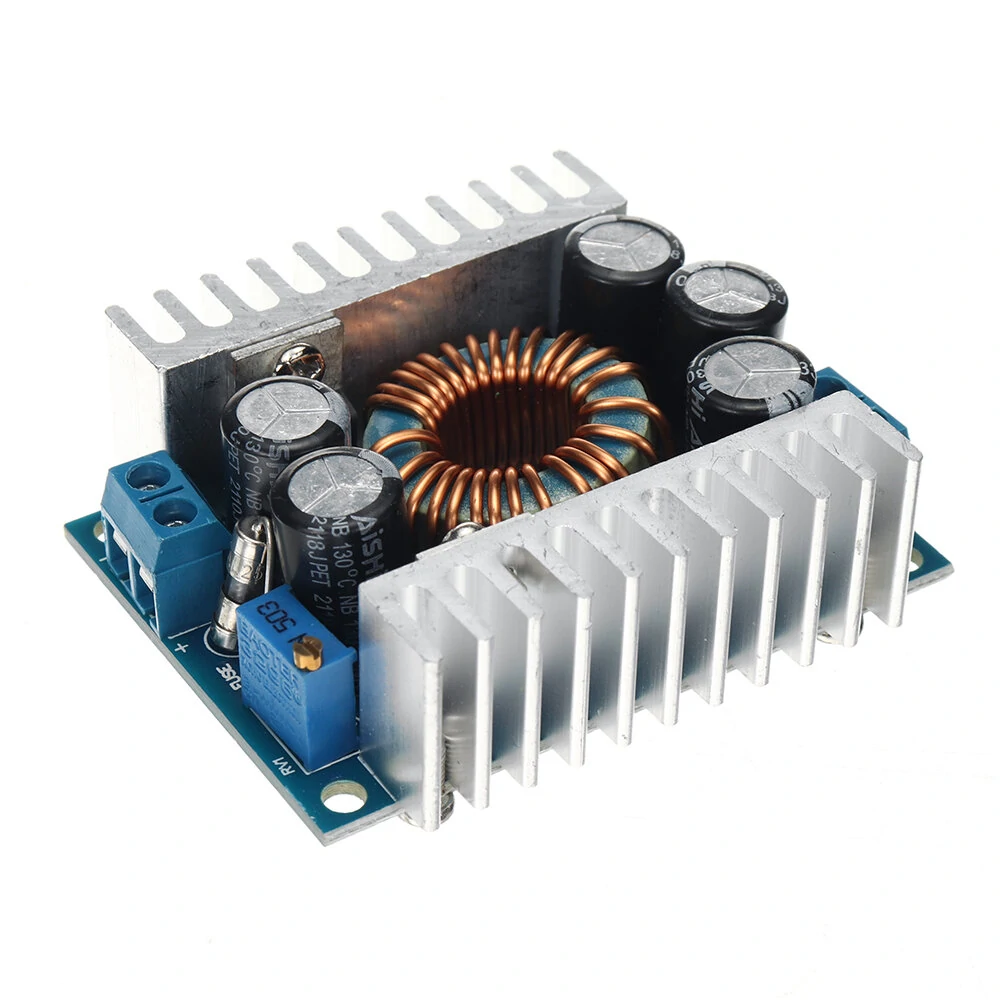 DC-DC High Power Low Ripple 12A  Adjustable Buck Module 95% High Efficiency Vehicle Power Module — view 2