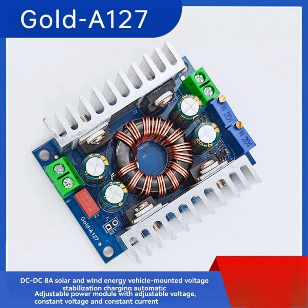 DC-DC8A Solar Voltage Converter 150kHz Adjustable Step-down Constant Voltage Current Power Supply Boost/Buck Voltage Regulator Module — view 5