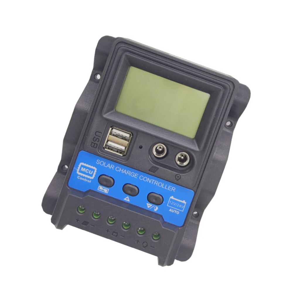 DC PWM 12V 24V 10A 20A 30A Solar Charge Controller PV Controller LCD Display Built-in Protective Function — view 4
