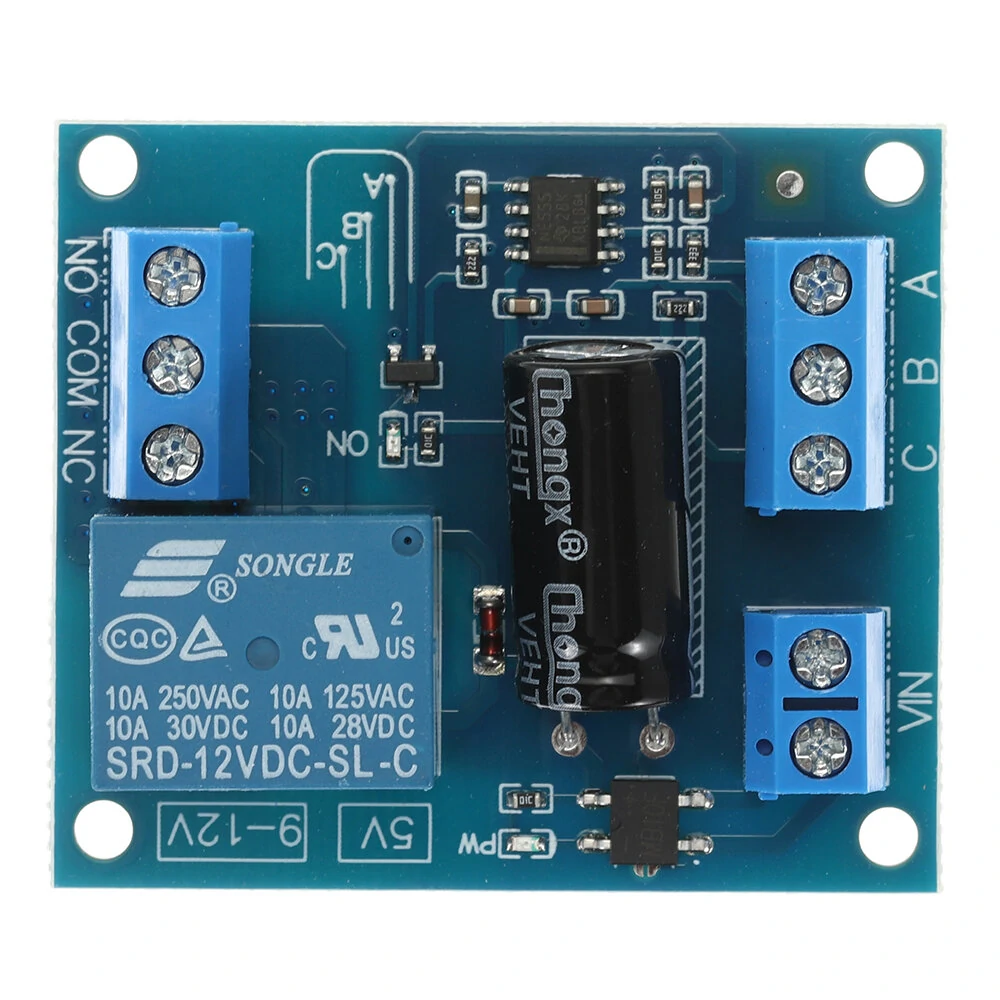 DC12V Water Level Automatic Controller Relay Liquid Sensor Switch Solenoid Valve Motor Pump Automatic Control Relay Board — view 5