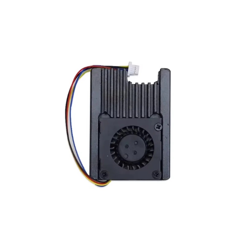 DC5V Cooling Fan Heatsink 8000RPM PWM Speed Adjustable Active Radiator Cooler with Thermal Pads for Raspberry Pi CM5/CM4 — image 1