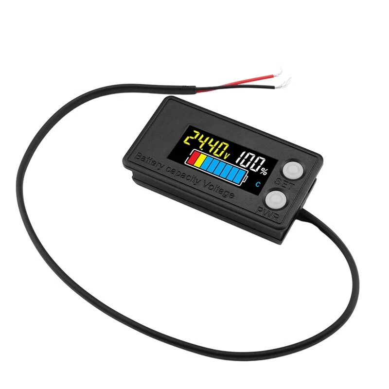 DC7-100V Waterproof LCD Digital Battery Capacity Indicator Intelligent Voltmeter Car Motorcycle Voltage Meter Battery Tester — view 4