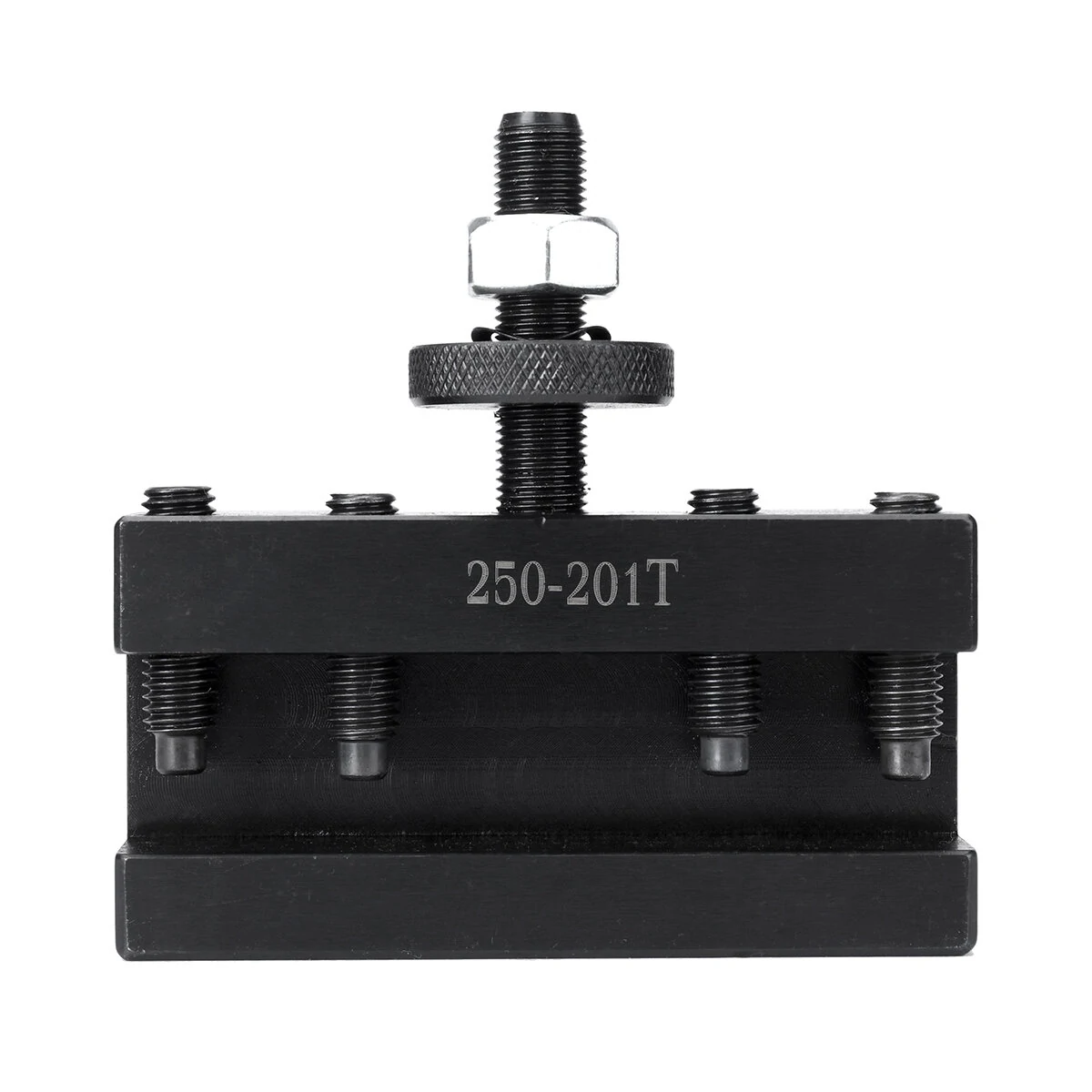 DEMOKE 250-201T Enlarged Quick Change Tool Post System High-Precision Dovetail Slot Heavy-Duty Steel Construction for Lathes Machining