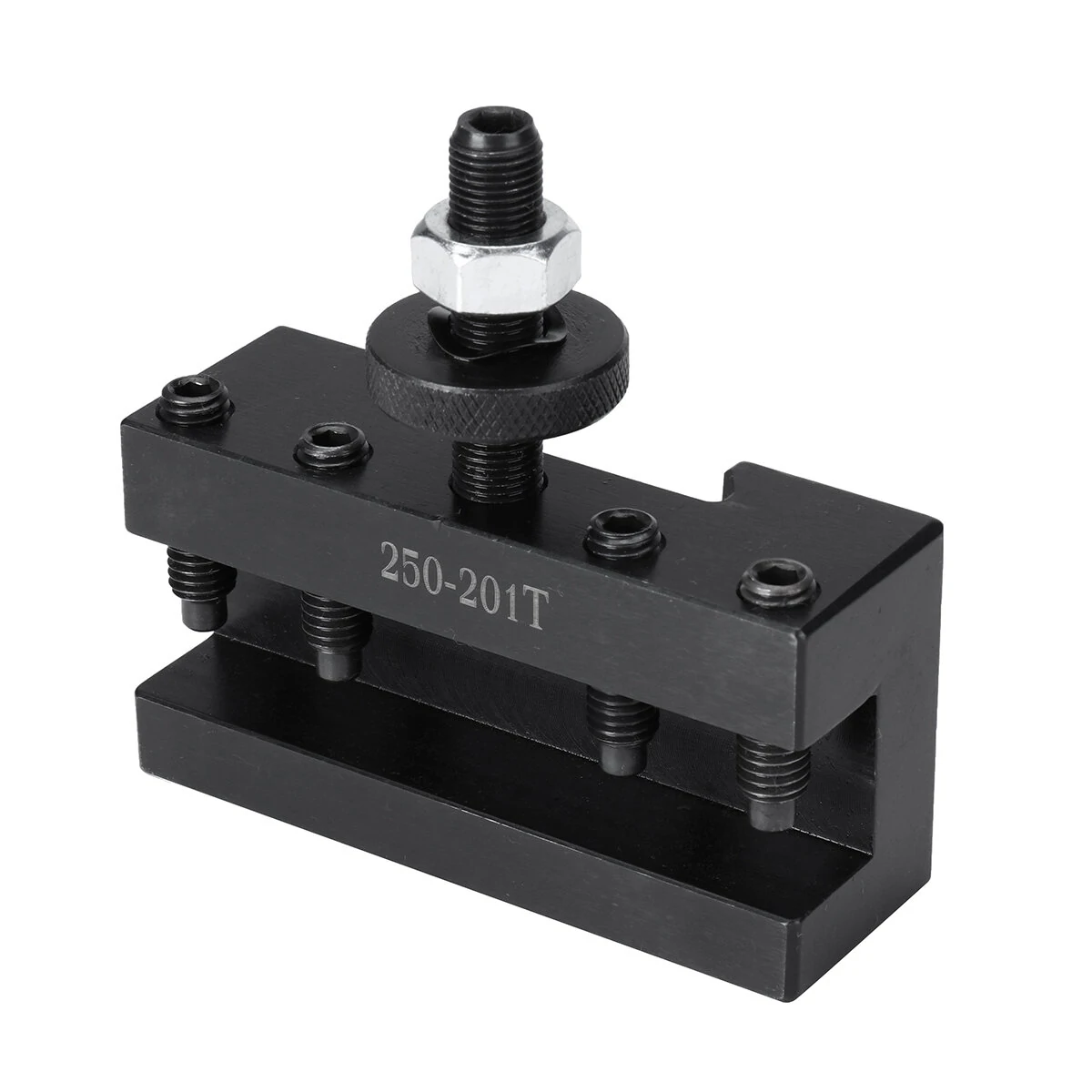 DEMOKE 250-201T Enlarged Quick Change Tool Post System High-Precision Dovetail Slot Heavy-Duty Steel Construction for Lathes Machining — view 3