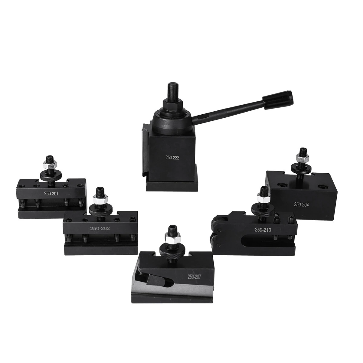 DEMOKE 250 Series Quick Change Tool Post System Compatible Holders High Precision Rigidity 1/4-5/8 Tool Bit Range — view 2