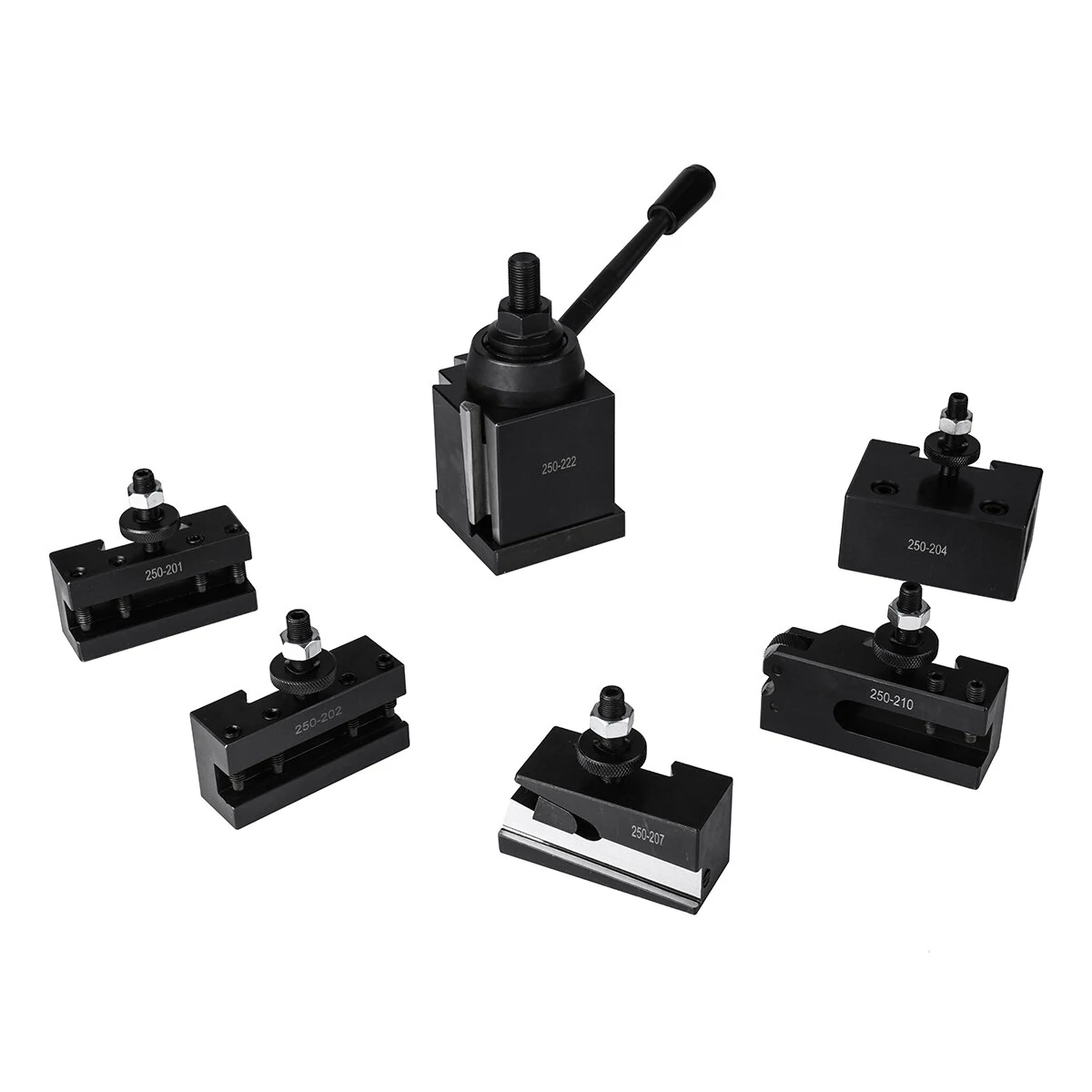 DEMOKE 250 Series Quick Change Tool Post System Compatible Holders High Precision Rigidity 1/4-5/8 Tool Bit Range — view 3