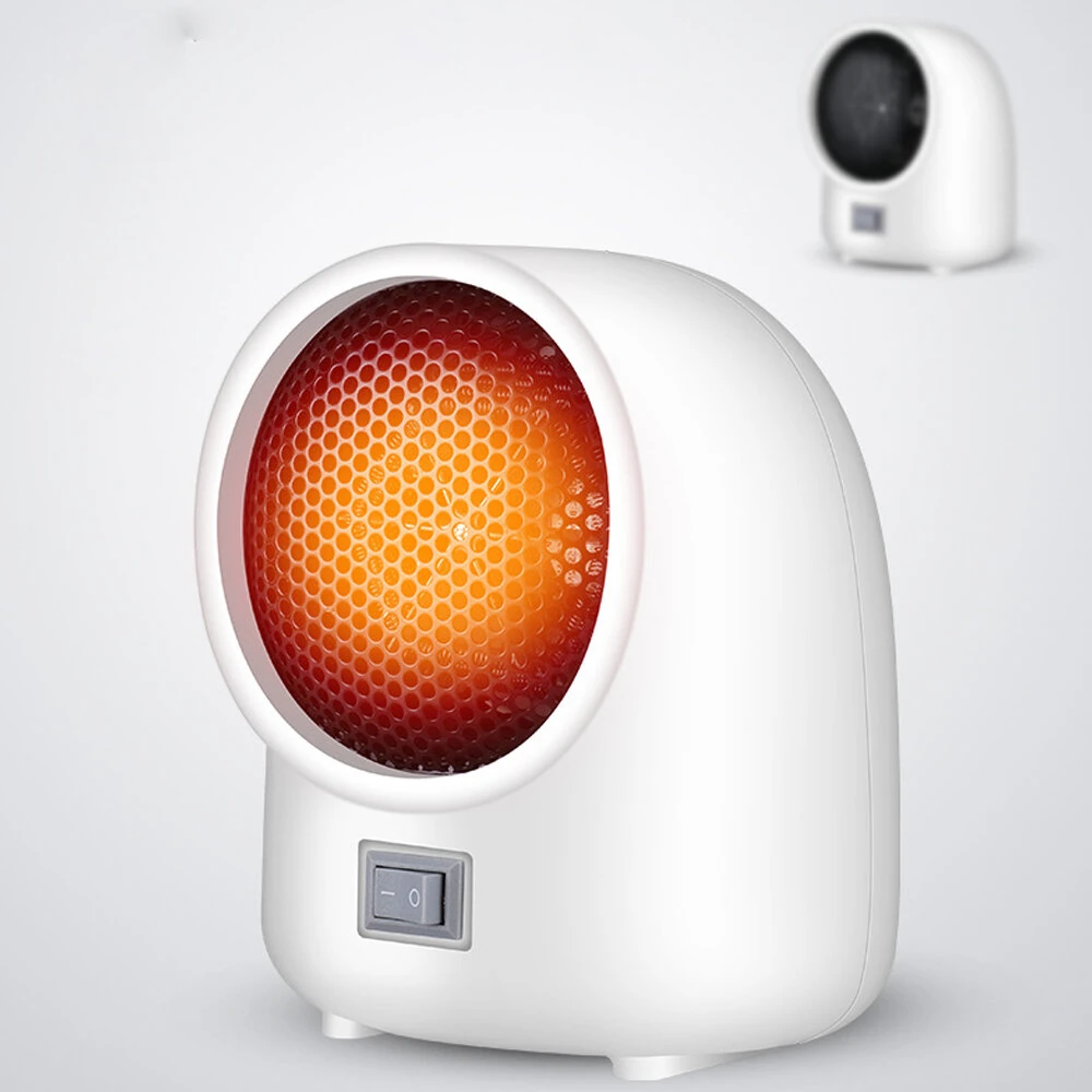 Desktop Electric Heater Household Desktop Small Electric Heater Office Desktop Mini Heater Portable Home Heating Foot Warmer
